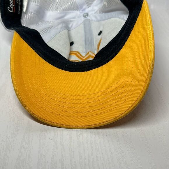 West Virginia Classic Two Tone Hat Adjustable University Mesh Trucker Cap Blue - Picture 6 of 10